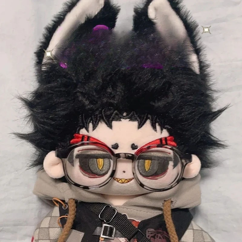 20cm Anime Attribute Husk Kawaii Cosplay Cotton Doll Body With Skeleton Cartoon Role Soft Plushies Toy Figures Collection Gift
