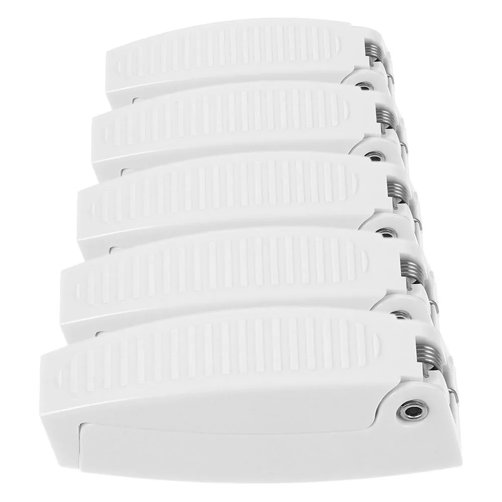 

5pcs Holder Heavy Duty Camper Retainer For Cargo Trailers Durable Plastic Baggage Door Catch Rv Storage Latch For Exterior