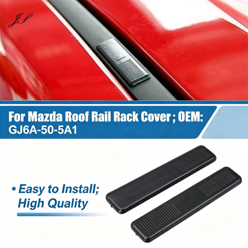 4x Car Sealing Plug Cap Roof Rain Gutter Trim Clips For Mazda 2 3 5 6 CX5 CX7 CX9 Replacement Roof Rail Rack Moulding Clip Cover