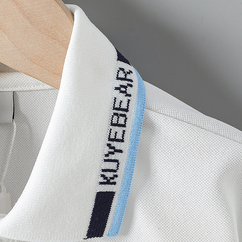 Jungen-Poloshirt 5-12 Jahre Sommer Segelboot-Stickerei Kurzarm-T-Shirt Kinder Gestreiftes Revers Atmungsaktives Lässiges Schul-T-Shirt – Detail 8