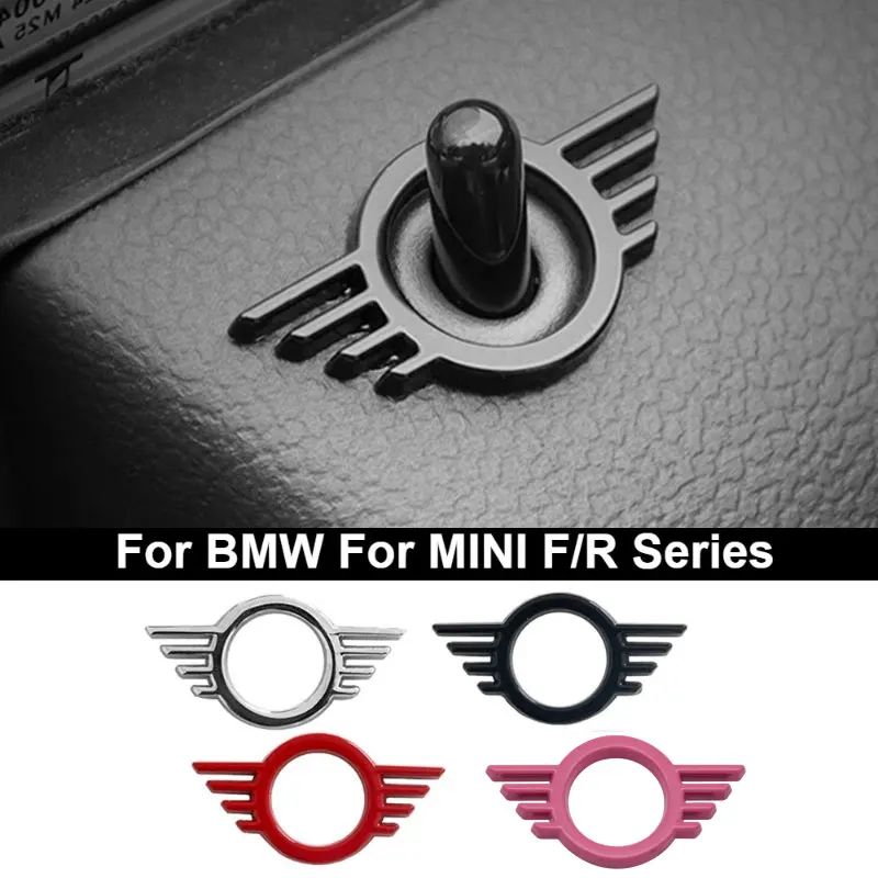 Pin de cerradura de puerta de coche de Metal, insignia con emblema de ala, calcomanía para Mini Cooper F55 F56 F57 F60 R55 R56 R57 Countryman, accesorios para coche
