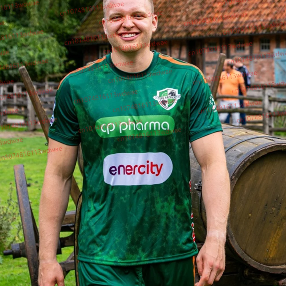 

2026 Germany Handball TSV Hannover-Burgdorf Handball Shirt Youth Kid Sportwear Training Uniform Breathable Handball Jersey Kit