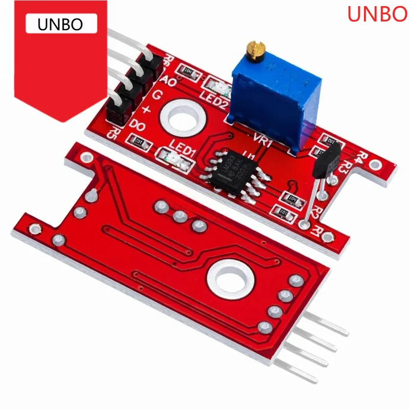 Smart Electronics 4pin KY-024 Linear Magnetic Hall Switches Speed Counting Sensor Module diy Starter Kit KY024  for arduino
