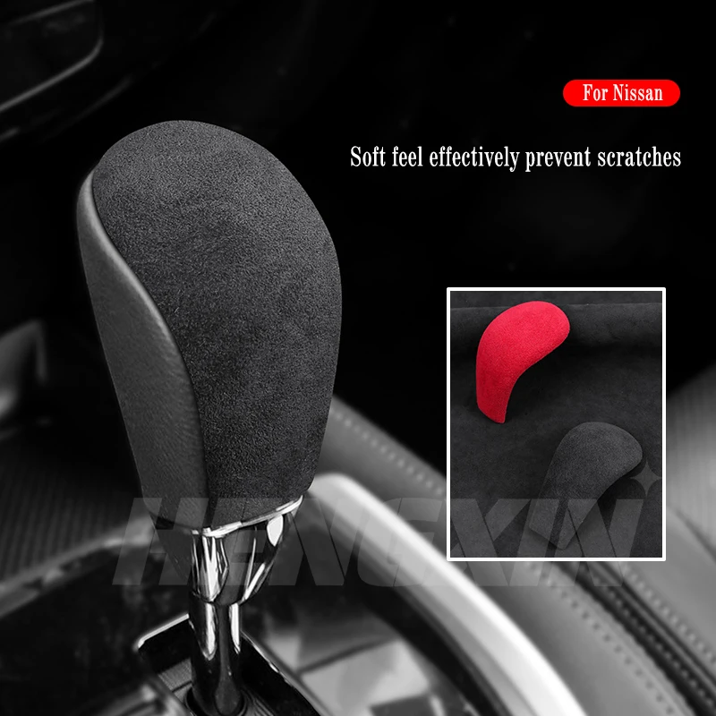 Car Gear Shift Knob Cover Decals Protector Trims Stickers For Nissan X-Trail Qashqai J10 J11 T31 T32 2017-2022 Auto Accessories