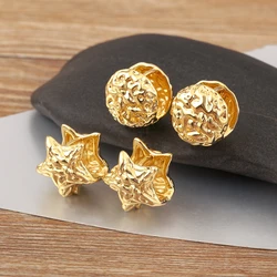 Nidin High Quality Round/Star Shape Ear Clip Earrings No Piercings Fake Cartilage For Female Copper Personality Jewelry Gifts