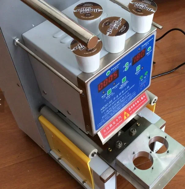 เครื่องซีลฝาแก้วกาแฟสำหรับธุรกิจขนาดเล็ก