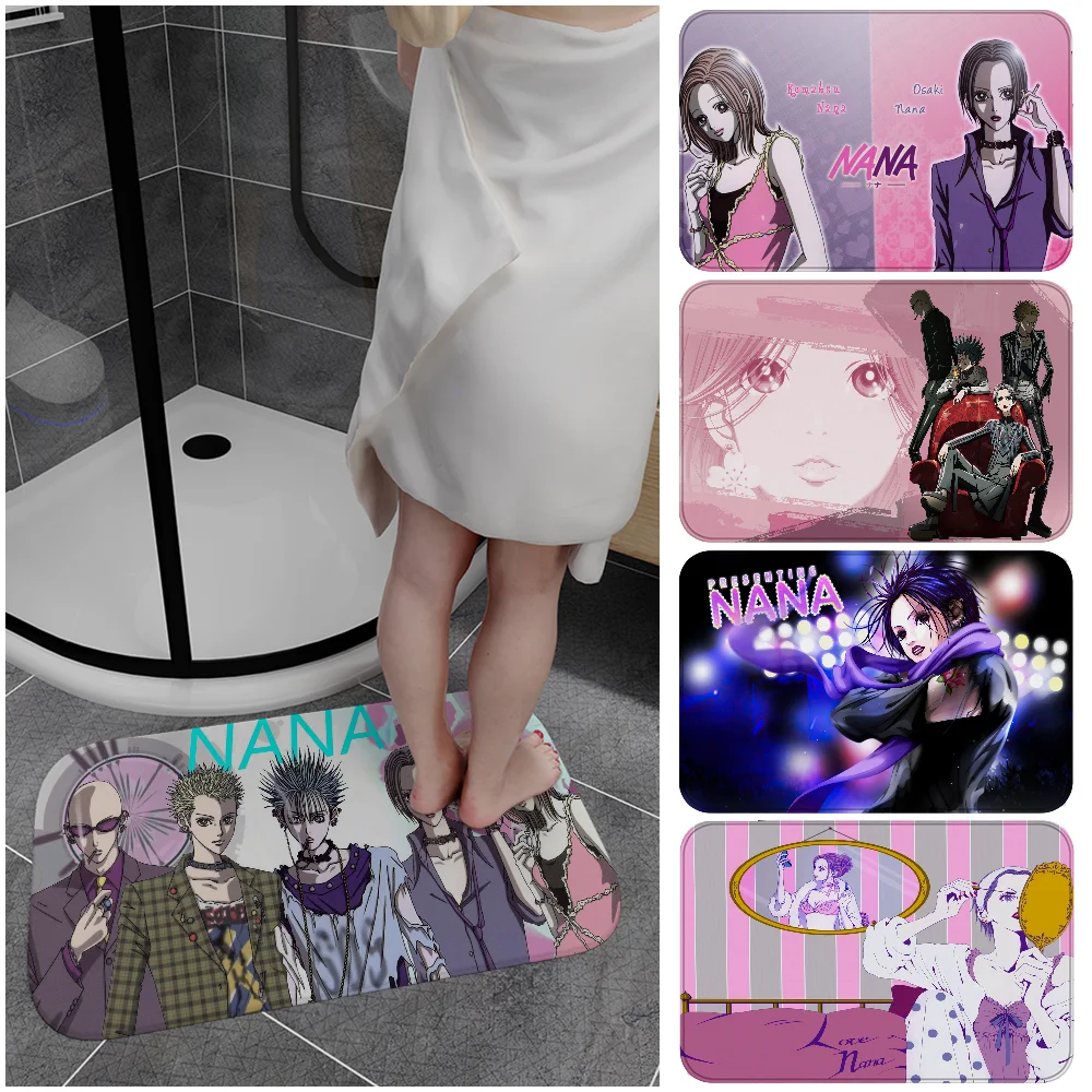 

Напольный коврик Nana, противоскользящий, впитывающий воду, длинная полоска, подушка, коврик для спальни Alfombra