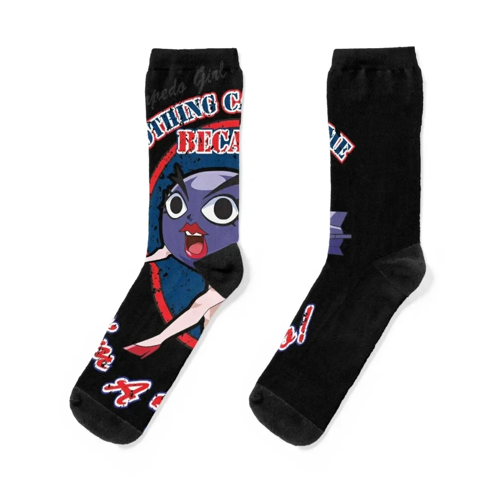 

Torpedo Girl - Bobobo-bo Bo-bobo Socks Thermal man winter Run Women Socks Men's