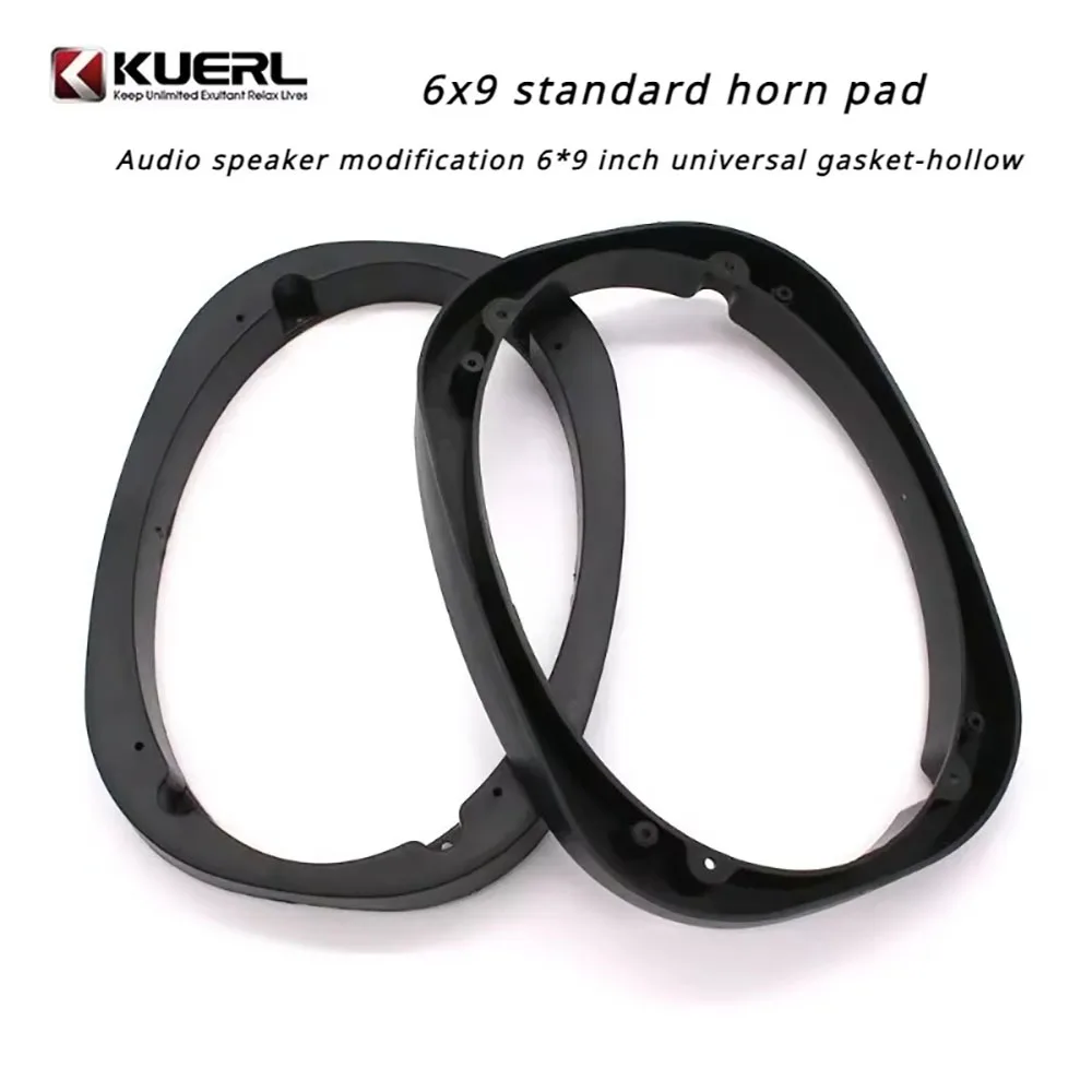 KUERL's New Thickened Flat Hollow 6x9 Inch Car Audio Speaker Pad Sound System Modifies Universal Speaker Gasket Coaxial Speakers