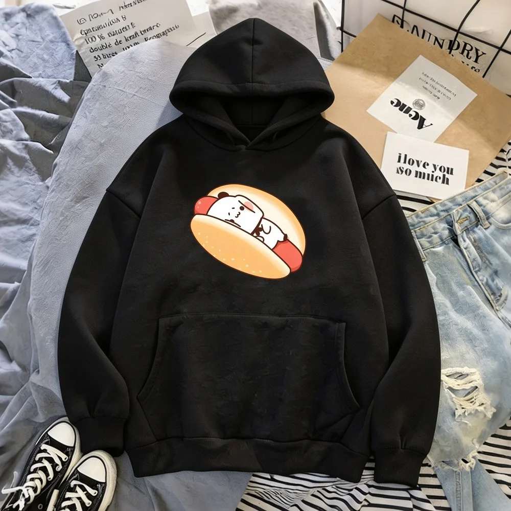 Bubu Dudu hoodies fashion tops graphic 2026 tops long sleeve pullover Women Loose