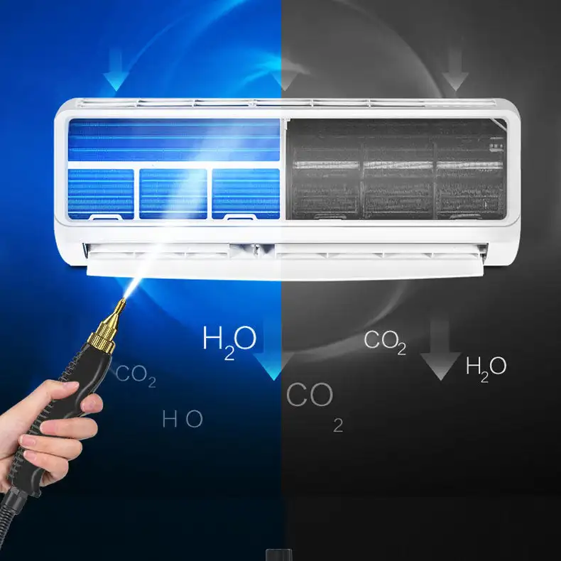 Imagem -05 - Limpador a Vapor Portátil o e Temperatura Comercial Doméstico ar Condicionado Exaustor Lavadora a Jato de Carro 110v 220v de Alta Pressã