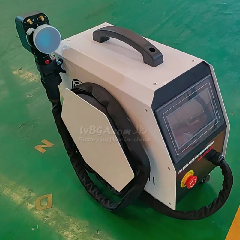 100 واط نبض آلة التنظيف بالليزر تبريد الهواء لا تضر الركيزة 200 واط المحمولة الليزر الأنظف 100 واط الصلب إزالة الصدأ المعدني