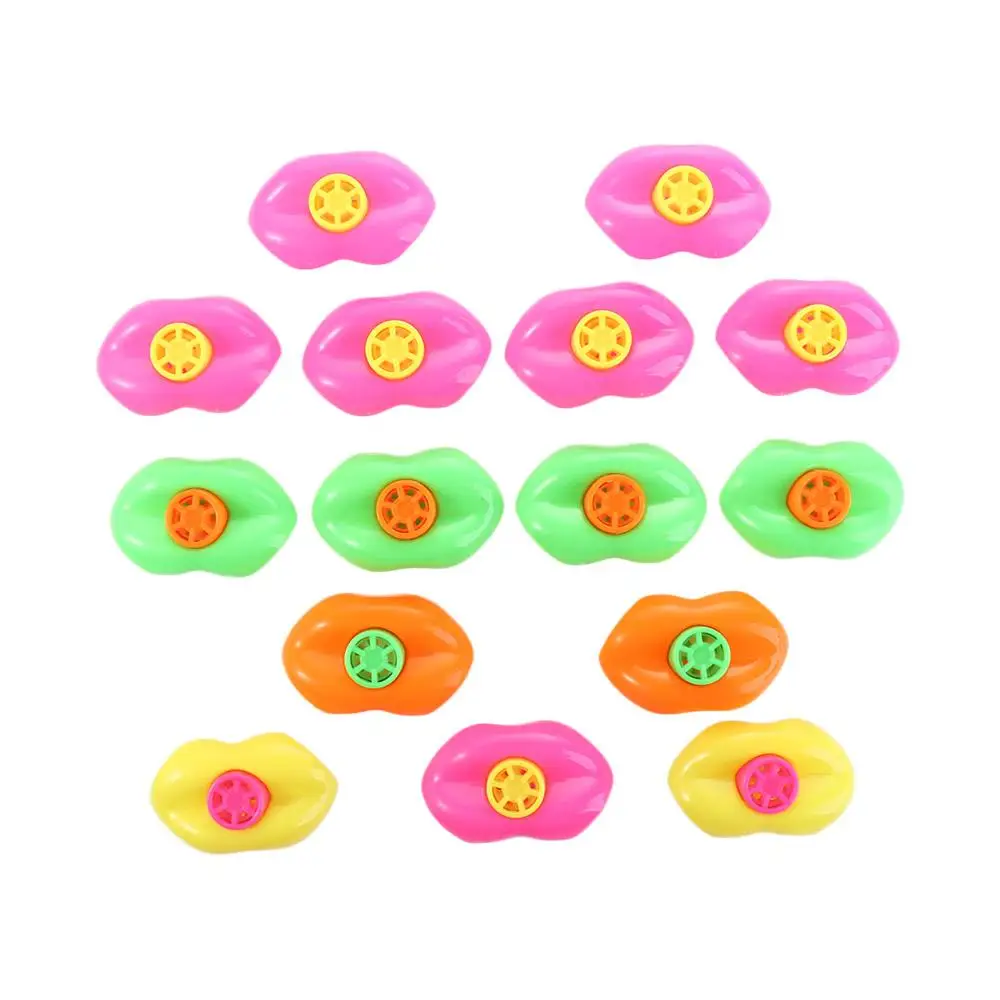 

Camping Equipment 15Pcs Plastic Kids Toy Game Prize Party Toys Whistle Decoration Whistles Survival Whistle Mouth Lip Whistle