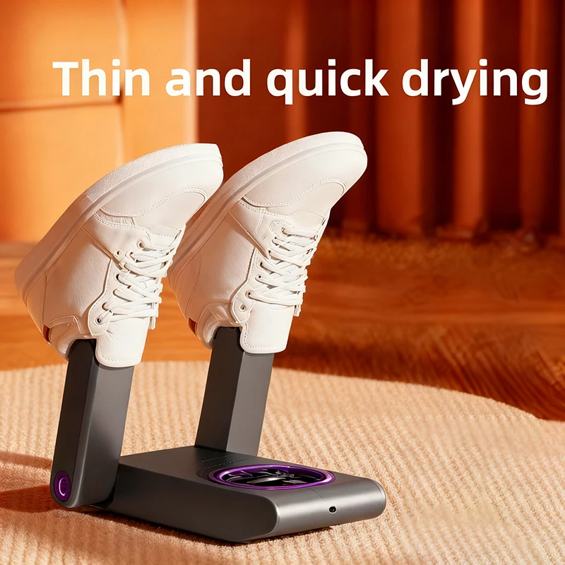 

Новая домашняя интеллектуальная осушительная и дезодорирующая сушилка для обуви фиолетового света, портативная и складная телескопическая сушилка