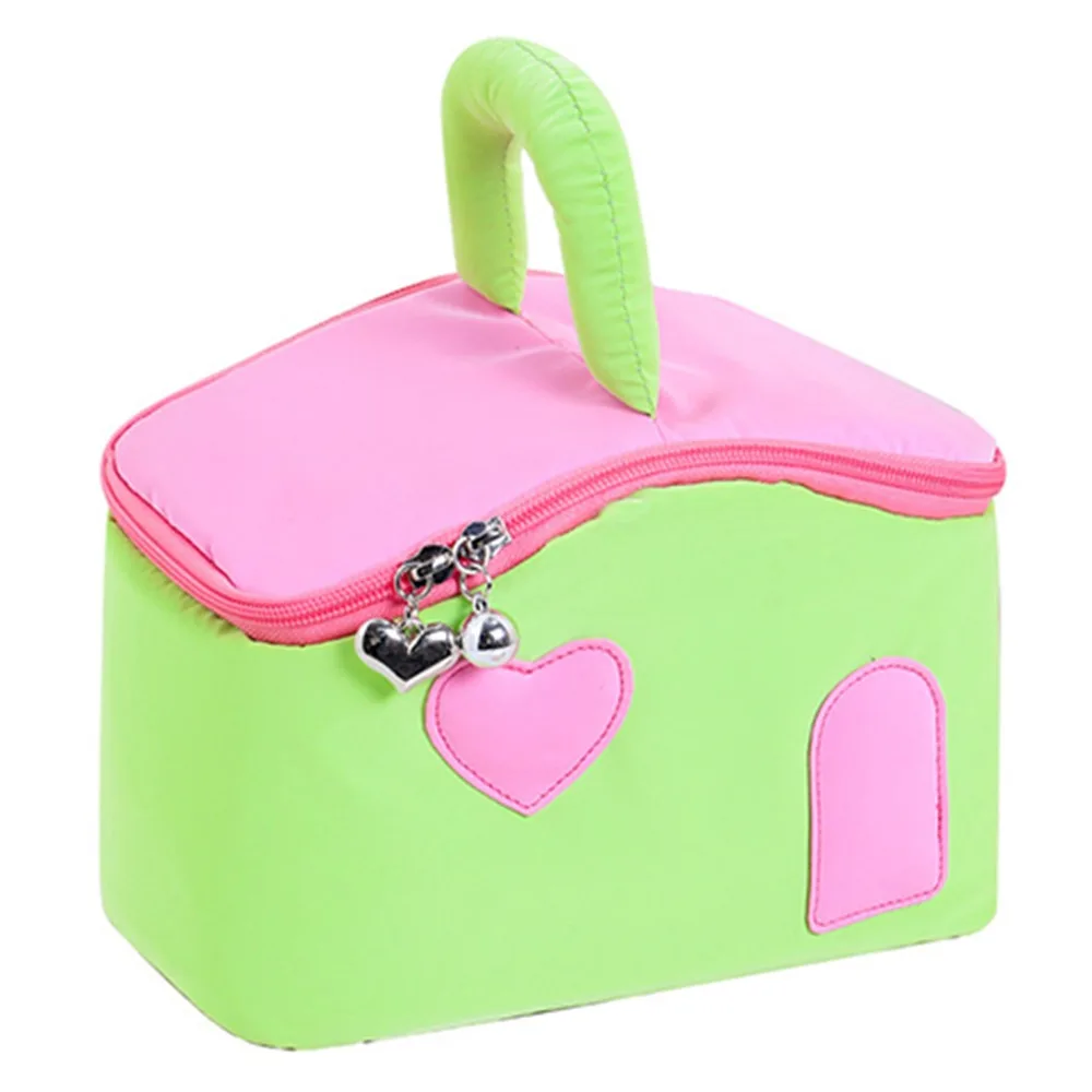 House Shape Cosmetic Storage Bags Large Capacity Korean Style Toiletries Storage Pouch Dustproof Multi-Functional