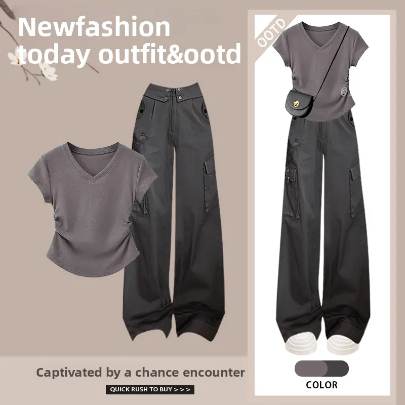 

Laid-back Style Sweater And Casual Pants Set Spring 2026 Women's Fashion Two-piece Ensemble Elegant Leisure Wear