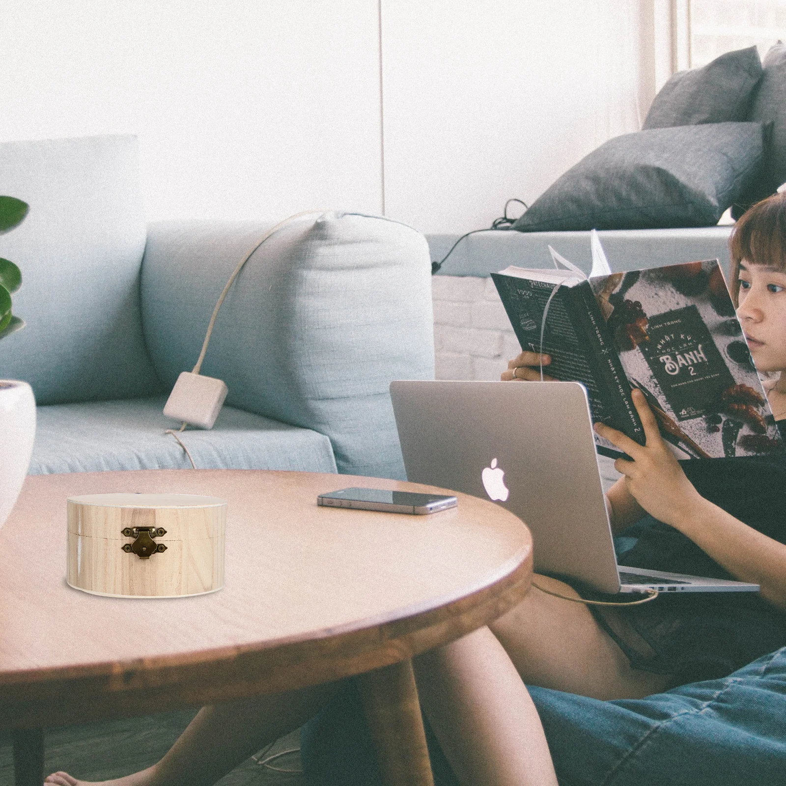 

1 шт. деревянная коробка для хранения ювелирных изделий DIY ремесленный органайзер для серег, колец, бусин, небольшой компактный ящик, контейнер для шкафа, подарок