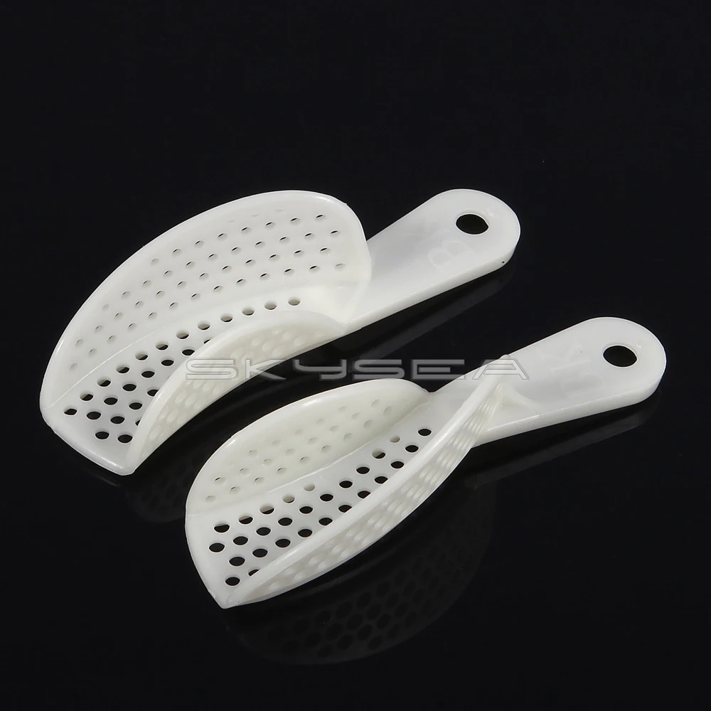 10 Pairs Dental Impression Trays Upper+Lower Quadrant Anterior Disposable L/M/S Anterior All Sizes