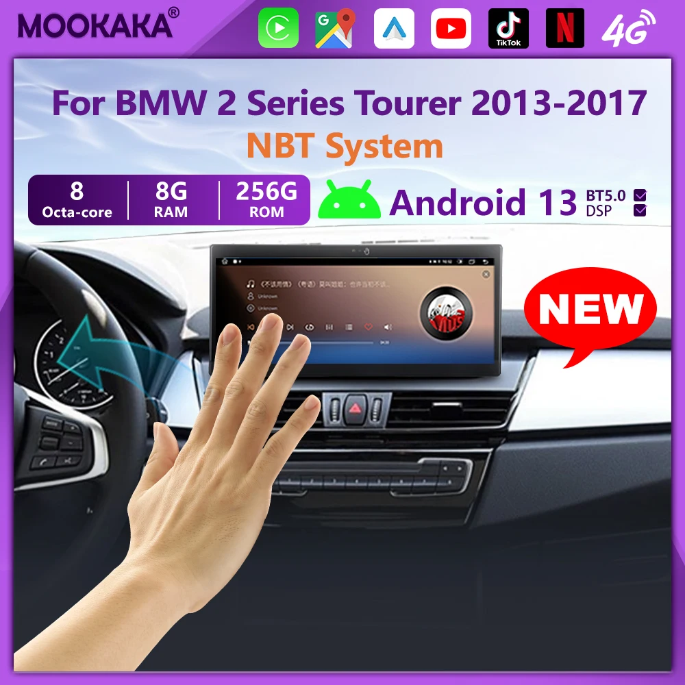 

Gesture Control For BMW 2 Series Tourer 2013-2017 NBT 10.25'' Android13 Auto Car Radio Multimedia Player Navigation WIFI Carplay
