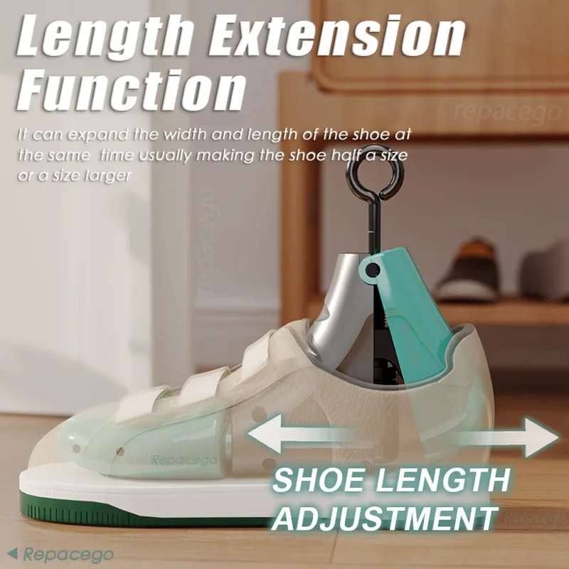 Repacego 1Pc Shoe Stretcher Shoe Trees Professional Unisex Women Men Adjustable Length Width High Low Top Shoes Extender Keeper