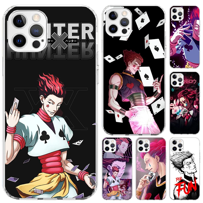 Hunter HXH Hisoka Phone Case for Iphone 16 15 14 13 12 Mini 11 Pro Max X XS XR 7 Plus 8 SE 2020 Soft Funda Print Shell