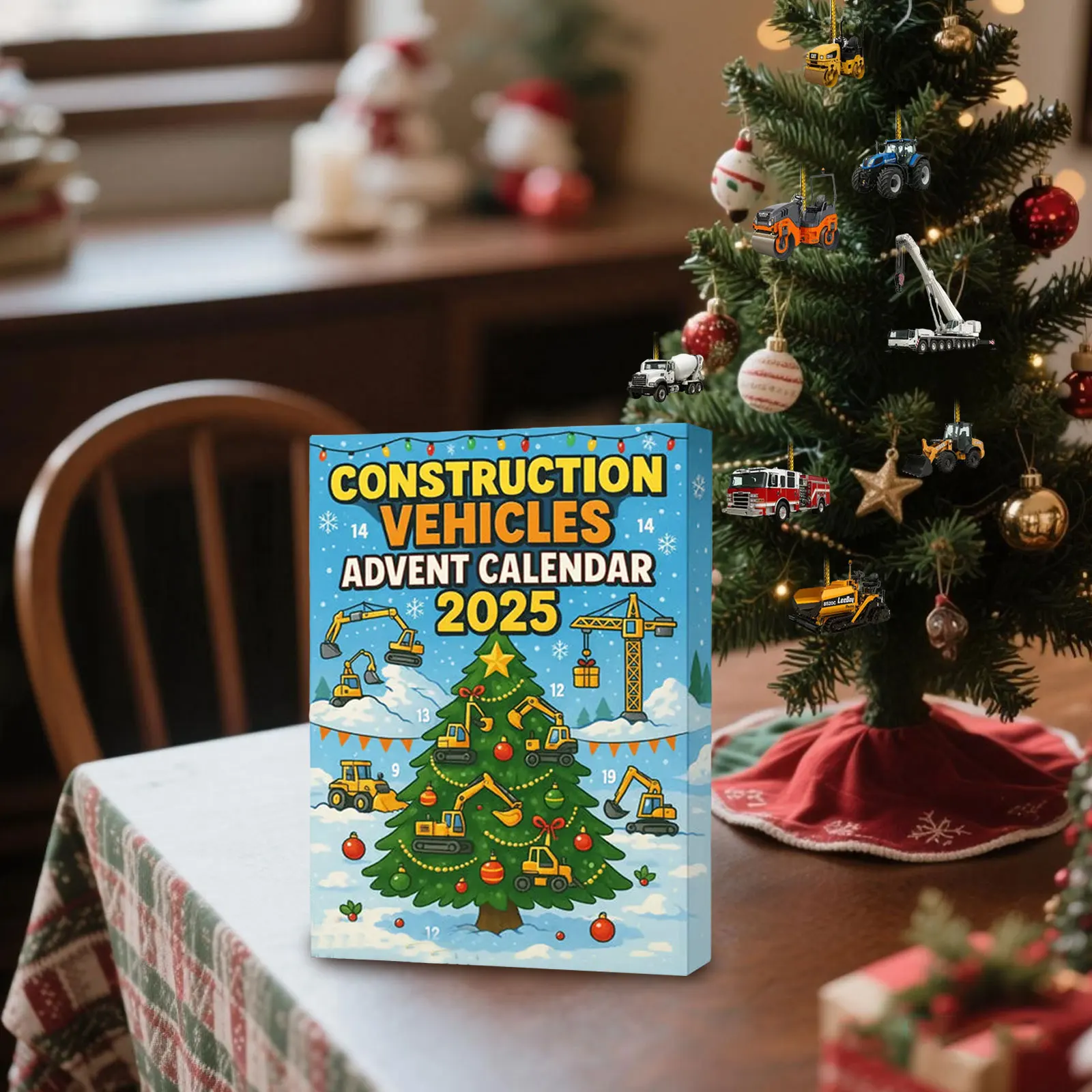 Minuterie gestion de la salle de classe Construction calendrier de l'avent 2025 24 jours de calendrier de compte à rebours compte à rebours de l'avent minuterie pour enfants mignon