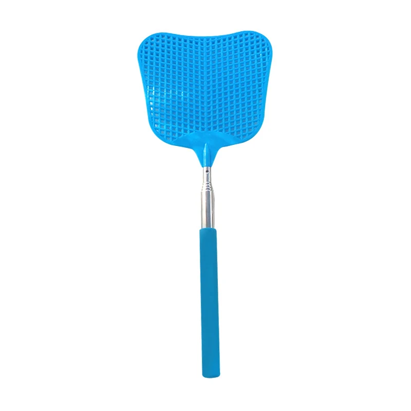 74cm Manual Flyswatter with 5-section Telescopic Pole Creative Mosquito Fly Swatter Pest Control New