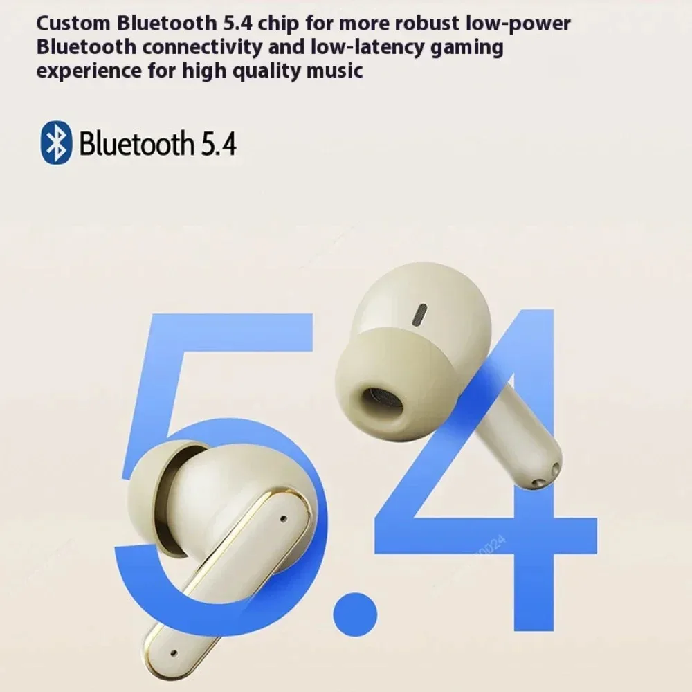 Наушники TWS In-ear Bluetooth 5.3, кожаные наушники-вкладыши с сенсорным управлением, беспроводная гарнитура для видеоигр, музыки, праздничный подарок