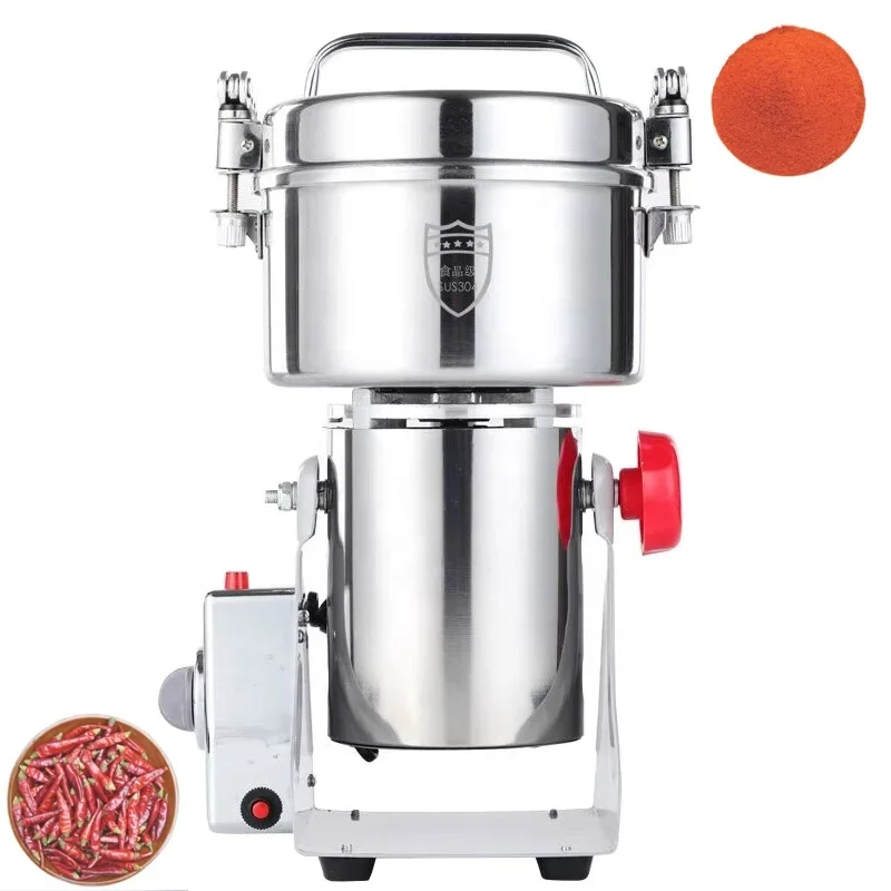 Professional Electric Dry  Grinder Spice Machine Flour Mill Food Pepper Chili Grinding Machine