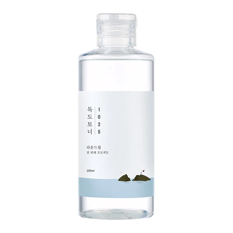 Tónico hidratante ROUND LAB/Dokdo para calmar, hidratar y hidratar pieles sensibles con gran capacidad