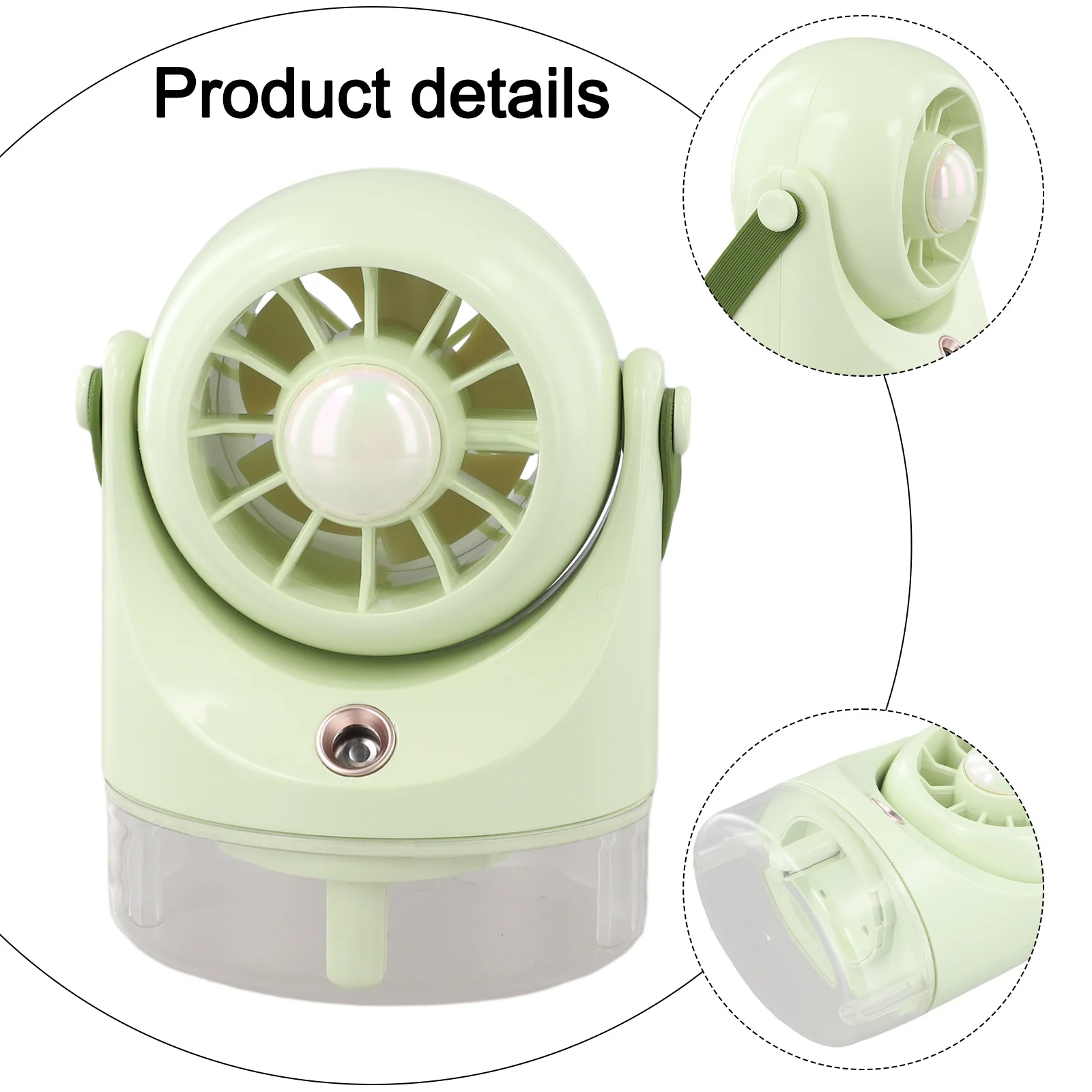 Air Cooler Humidity Spray Fan 100ml Portable Mini Table Cooling Fan With Battery Mini Fan Desktop Fan Small Household Fan