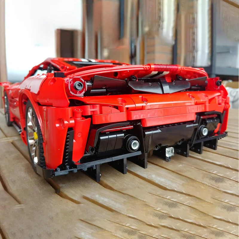 3452 قطعة MOC القواد بلدي بيستا Ferrariesd النموذج الفني اللبنات لتقوم بها بنفسك التعليم الإبداعي هدية الكريسماس لعبة الطوب عيد ميلاد #4