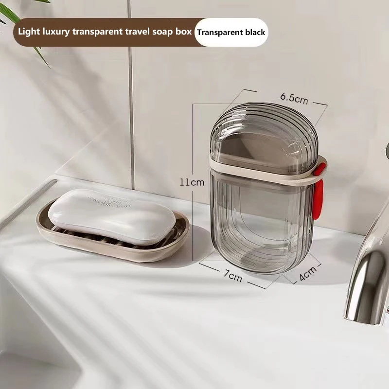 Tragbarer Reise-Waschbecher Seifenbox Paar-Zahnbürstenbecher Aufbewahrungsbox Multifunktionaler Zahnpasta-Zahnbürsten-Organizer für Unterwegs – Detail 5