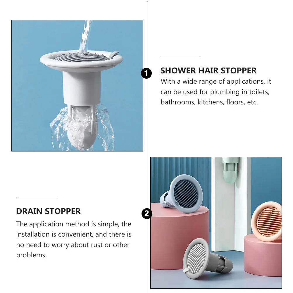 

Силиконовая вставка-фильтр для напольных сливов: защита от засоров для туалетов, душевых, кухонь, уловитель отходов, предотвращение обратного потока в канализацию