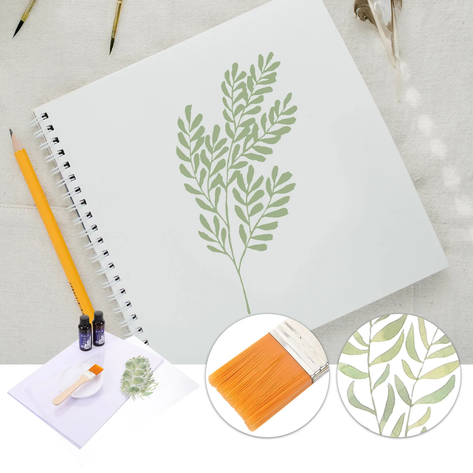 

1 Set Cyanotype Diy Kit With Gloves Apron For Crafts Materials Paper Practical Tools Diy Crafts Supplies Cyanotype