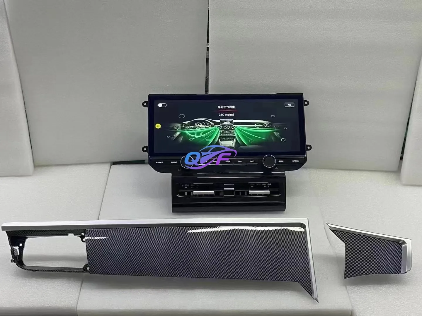 The Front Center Console Saddle air Conditioning Panel of the for Porsche Cayenne, Macan and Panamera Has Been Updated