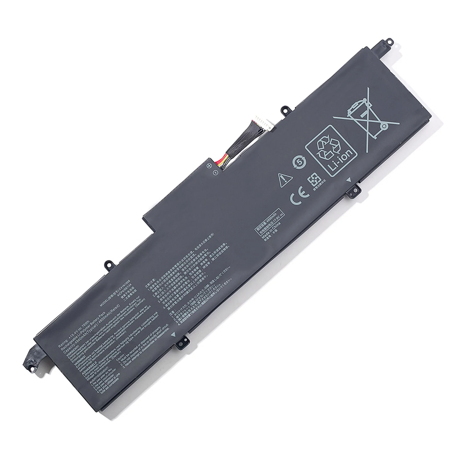 Imagem -06 - Bvbh Bateria do Portátil para Asus Rog Zephyon G14 Ga401ii Ga401iv Ga401ih Ga401ii-bm026t Notebook Série 15.4v C41n1908