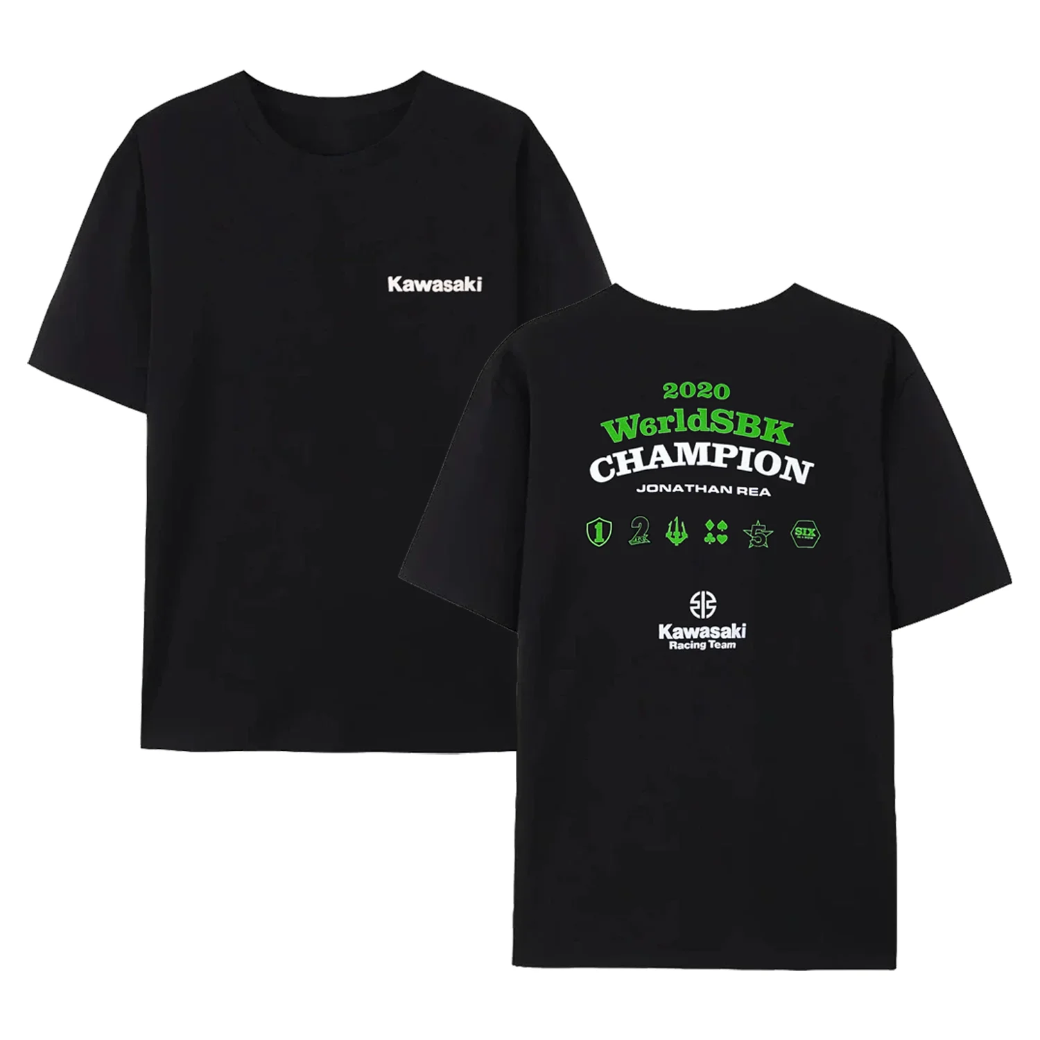 

Kawasaki Racing Team 2020 SBK Champion T-shirt Off-road Racing Suit Unisex Summer Rider Motorcycle T-shirt Fashion Cool Gift