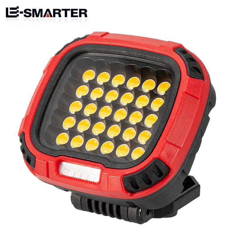 Multi-Functional Rechargeable COB Floodlight Portable Magnetic Working Lamp for Outdoor Camping Emergency Repair Highlight Light