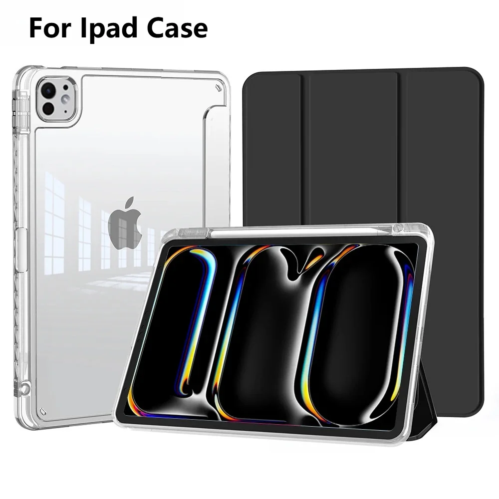 For ipad Case 10th Generation iPad Air 11 13 2024 M2 Case Pro 11 13 M4 Air 4 5th 10.9 10.2 7 8 9th 9.7 Pro 11 12.9 Mini7 6 Cover