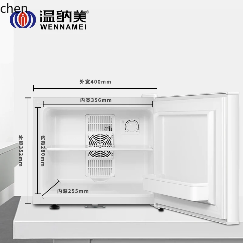 Mini frigorifero refrigerato HTT, armadietto per campioni di cibo per asilo, tè con serratura, cosmetici medici di bellezza