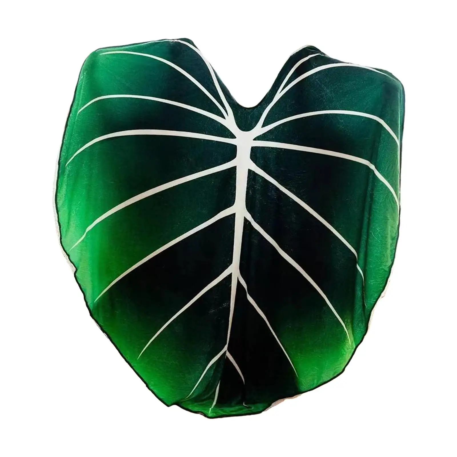 Green Leaf Shaped Blanket Cozy Decorative Warm Super Soft 79x90 Inches Giant Leaf Blanket for Couch Bed Chair Living Room