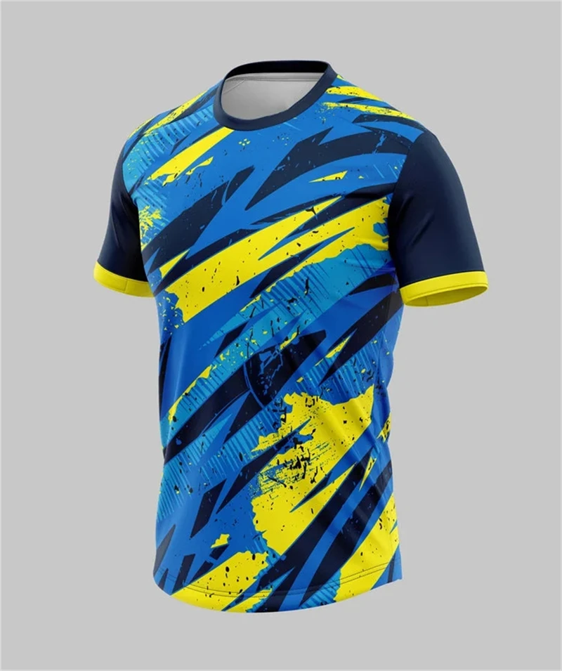 Simple Fashion Sports T-shirts For Men Summer Outdoor Short Sleeve 3D Printed T Shirts Casual Oversized Breathable Gym Tees Tops image 4
