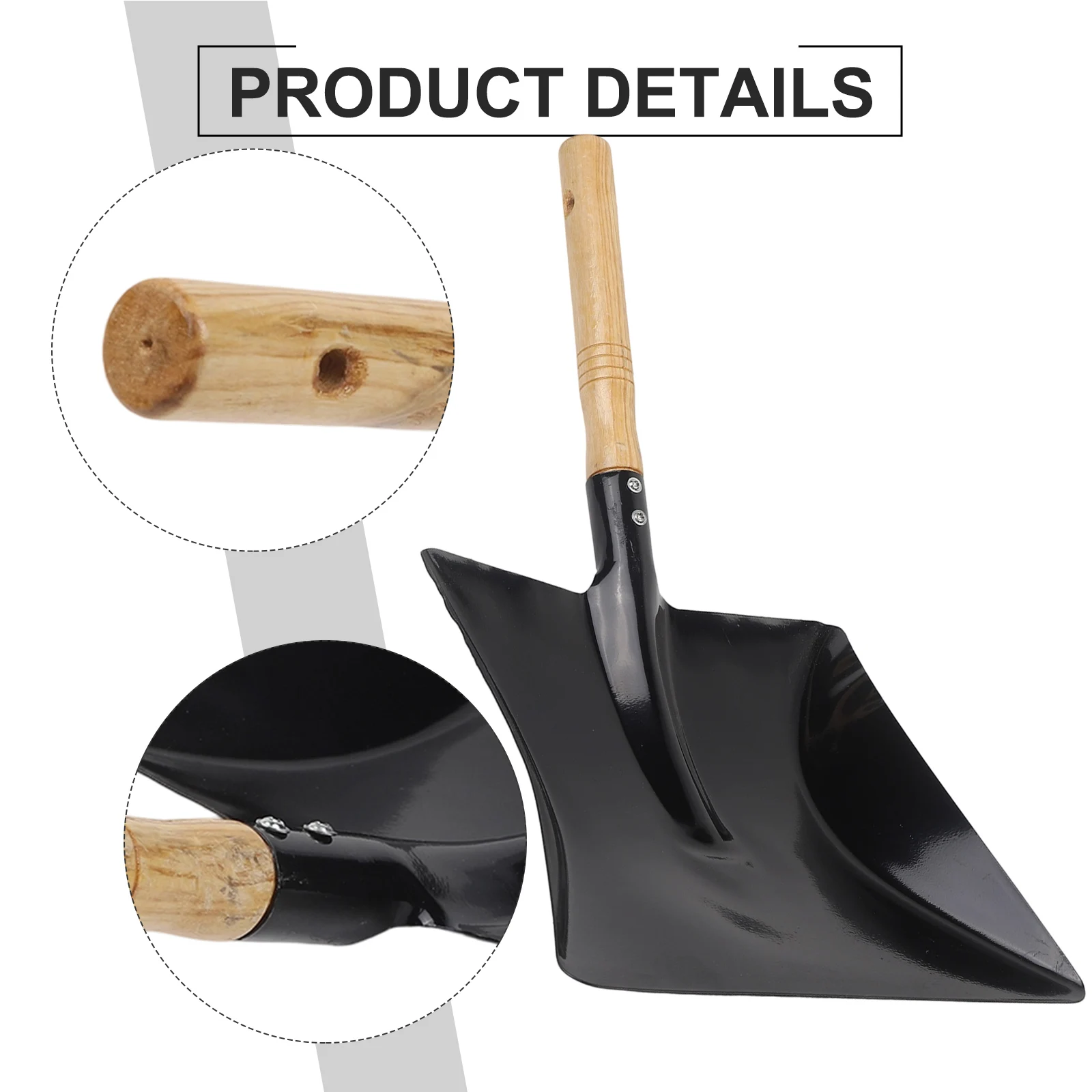 Chimney Shovel Steel Dustpan Steel Dustpan Dustpan Gardening Steel Dustpan Fireplace Cleaning Tool Fireplace Tool