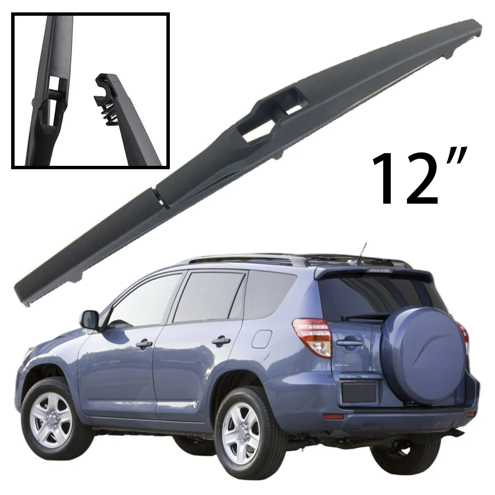 

12" Rear Windshield Windscreen Washer Wiper Blade For Toyota RAV4 XA20 XA30 2000-2012 Car Accessories Accsesories