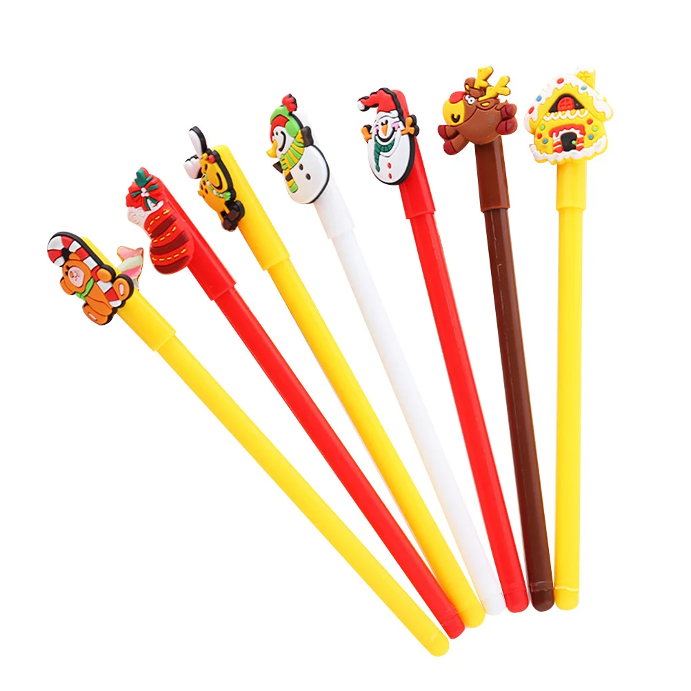 

28pcs 0.38Mm Gel Pen Cute Cartoon Writing Pens For Students Portable Stationery Xmas Christmas Gift