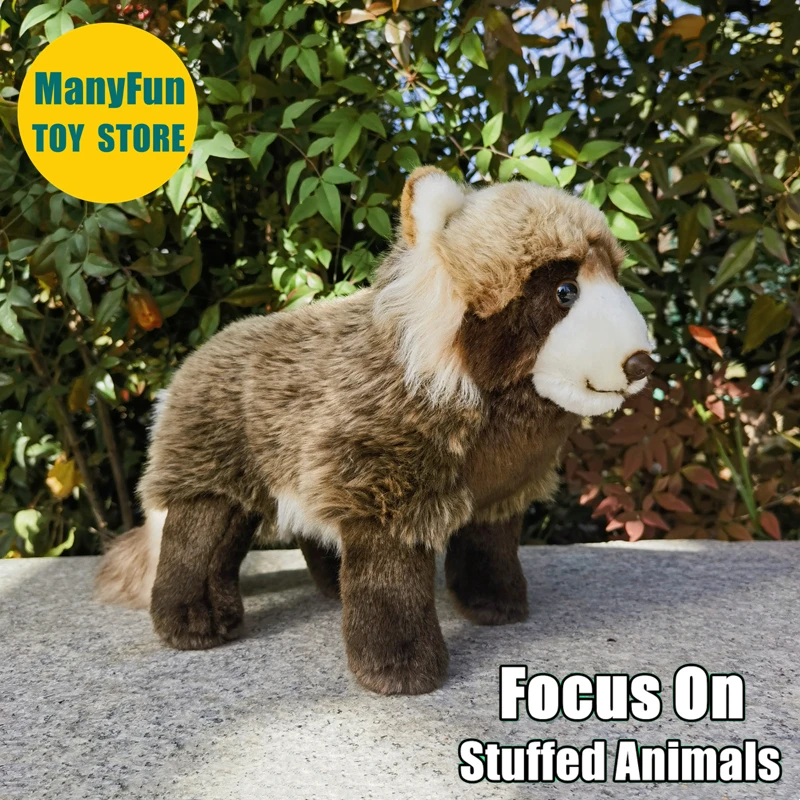 

Realistic Racoon Dog Plush Toy Lifelike Tanuki Plushie Simulation Raccoon Dog Stuffed Animal Doll Toy Gifts