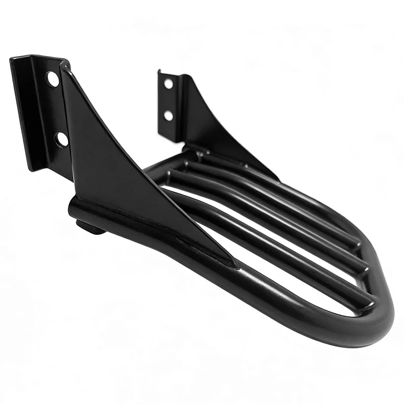 YUNTANMT Black SissyBar Backrest Luggage Rack for 2004-up  Heritage Softail Dyna FLSTF FLST FLSTC FLSTSC Rear Luggage Rack