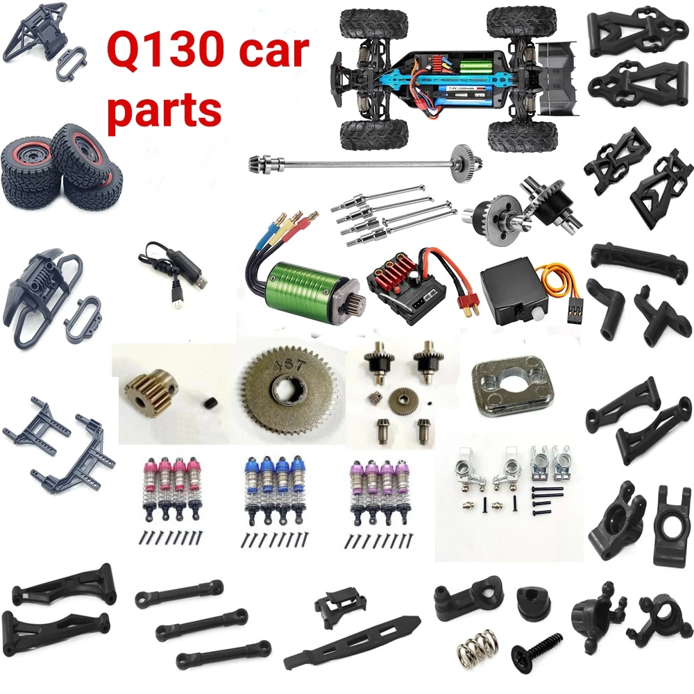 JJRC Q130 RC car accessory Remote control motherboard motor arm USB steering engine