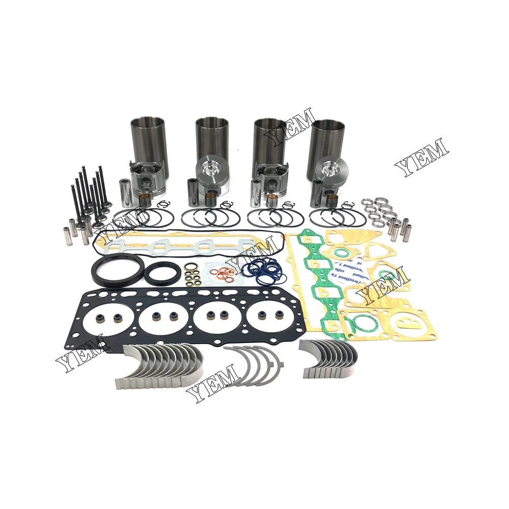 Long Time Aftersale Service 4D84-3 Overhaul Kit With Engine Bearing & Valves For Yanmar Engine parts